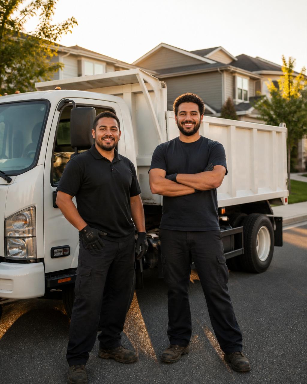 The YSNT team with their junk removal truck
